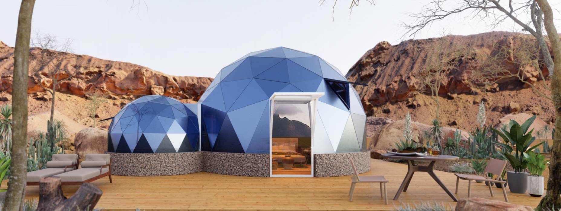 文成县球形智能光伏玻璃星空房